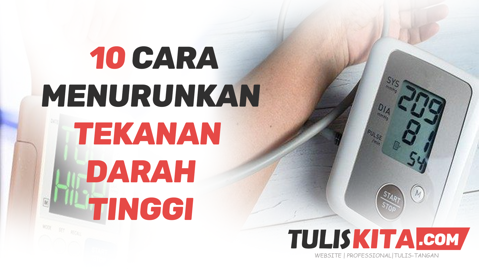 Cara Menurunkan Tekanan Darah Tinggi